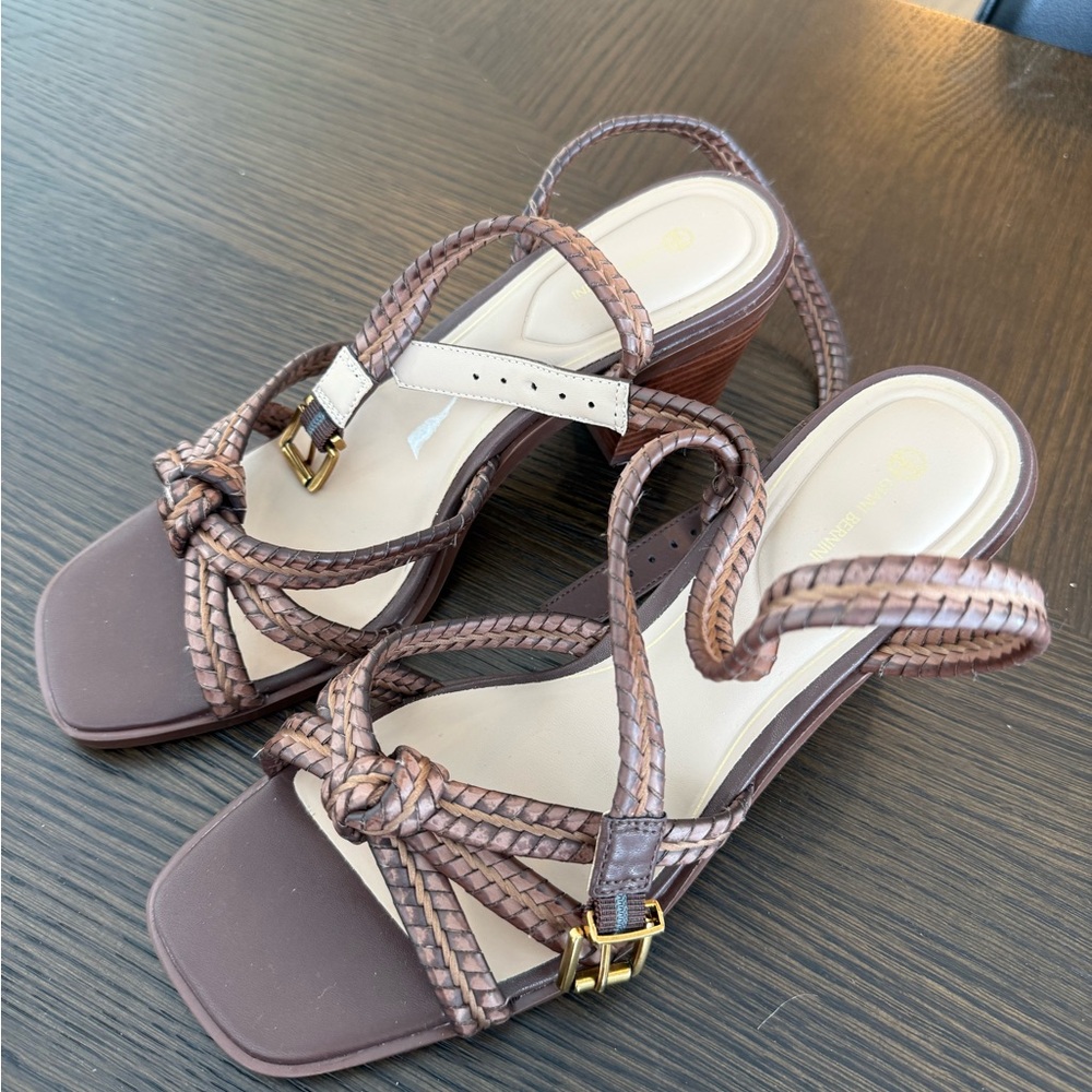 Giani Bernini Brown Strappy Heels